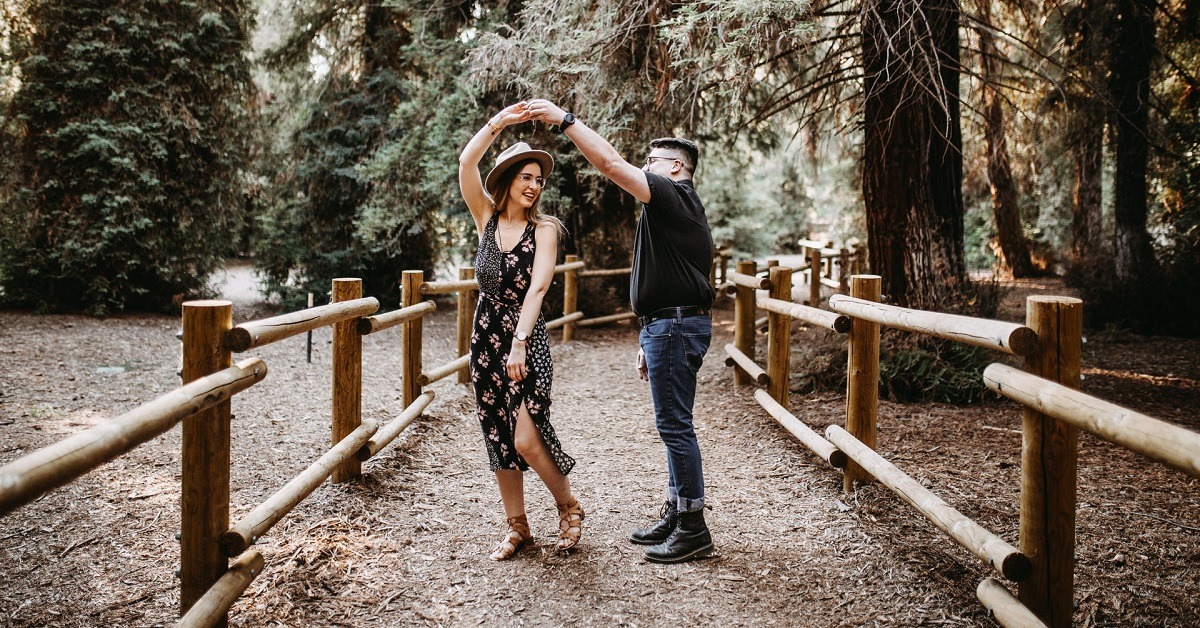 A couple dancing together